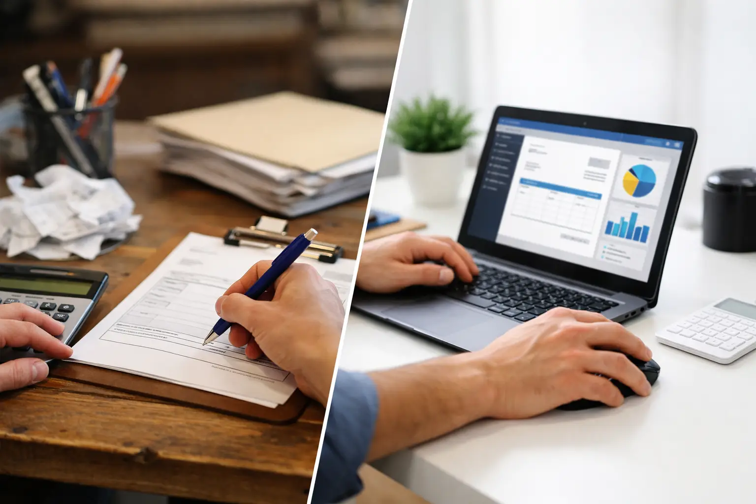 Handmatige facturatie versus automatisering